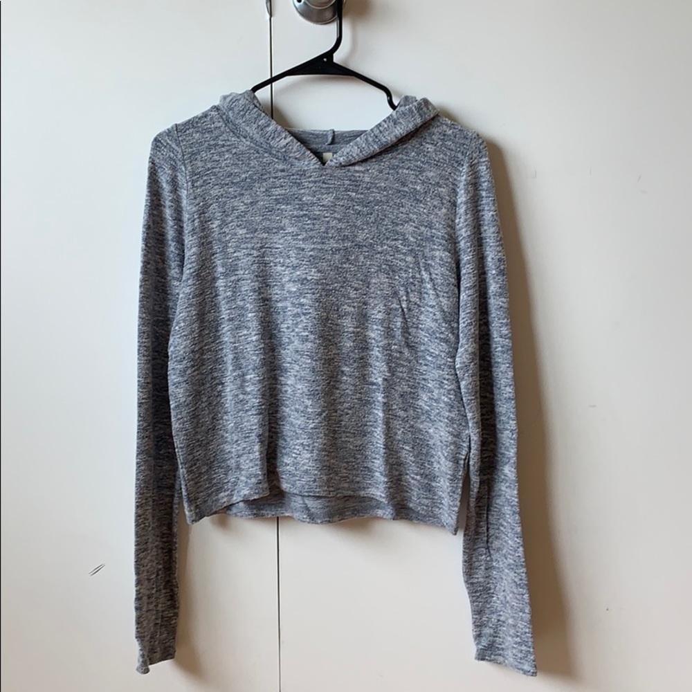 Blue hoodie